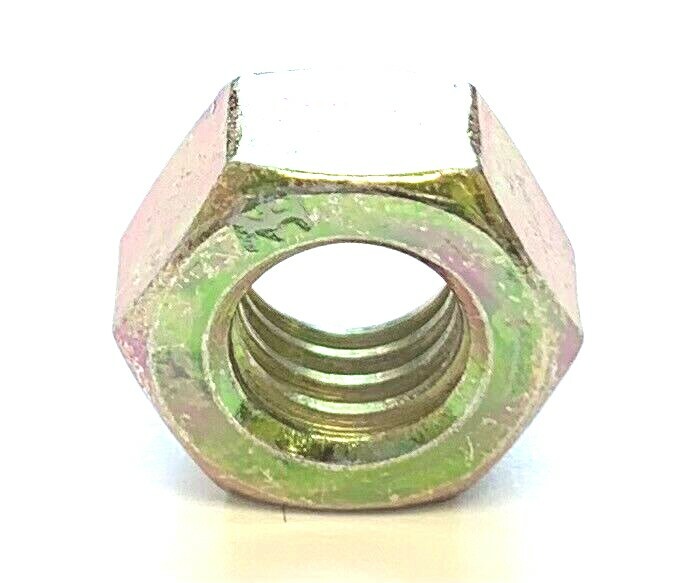 5/16-18 GRADE 8 HEX NUT – YELLOW ZINC PLATED – UNC- 50 PIECES PER PACK