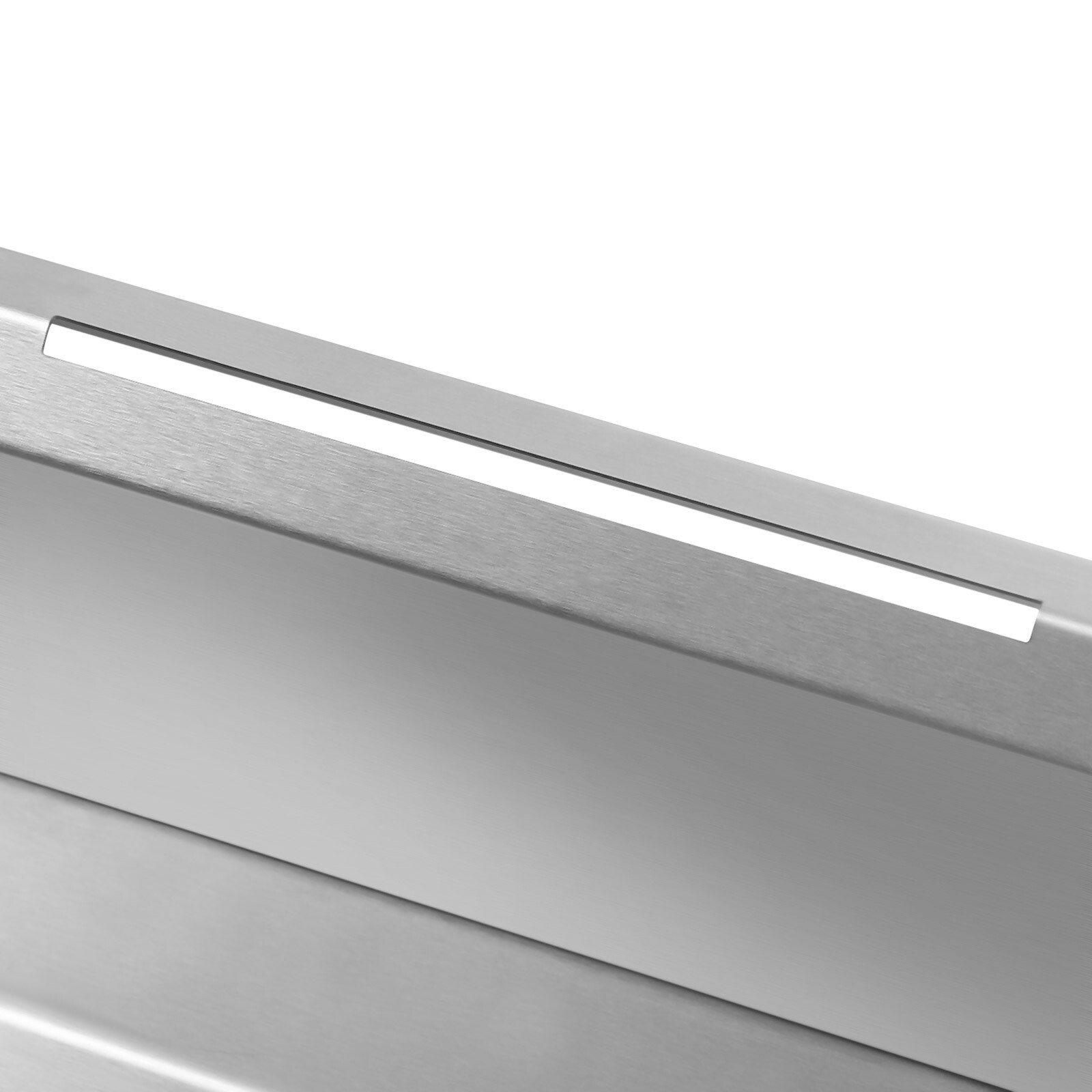 1 Compartment Kitchen Sink Prep Table w/ 360°Faucet Commercial Stainless Steel
