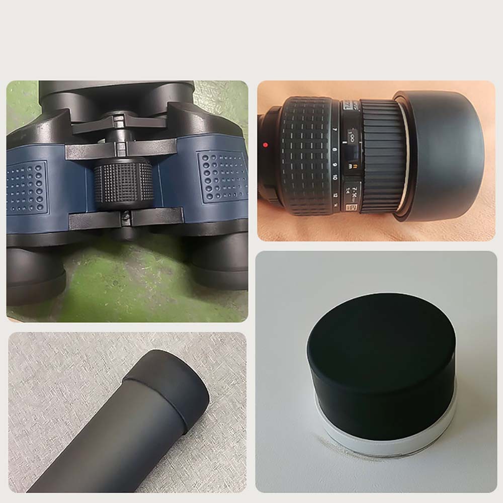 Black Pipe Tube Plugs End Cover Caps Silicone Rubber Round Blanking 2.8mm-78.5mm