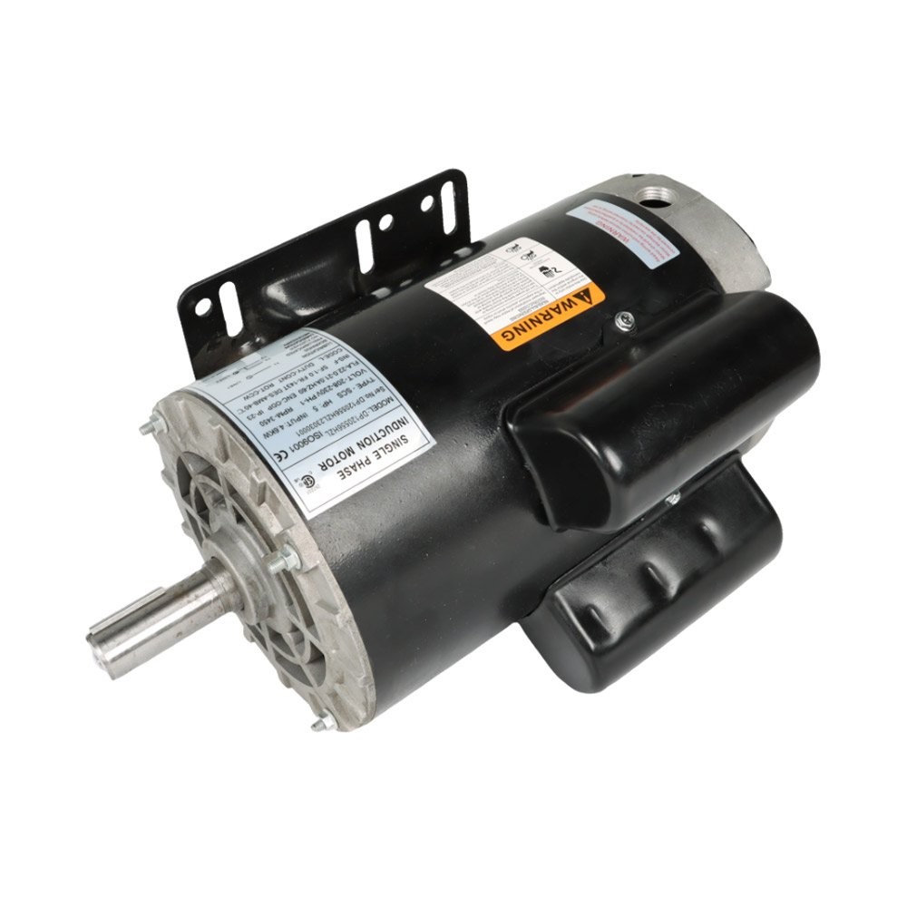 5 HP Compressor Duty Electric Motor 1 Phase 3450 RPM 56HZ Frame 7/8″ Shaft 230V