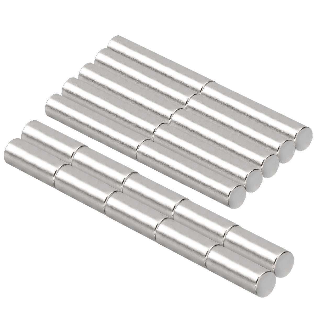 10-50Pcs N45 Cylinder Disc Magnet Rare Earth Craft Rod Neodymium Fridge 6 Sizes