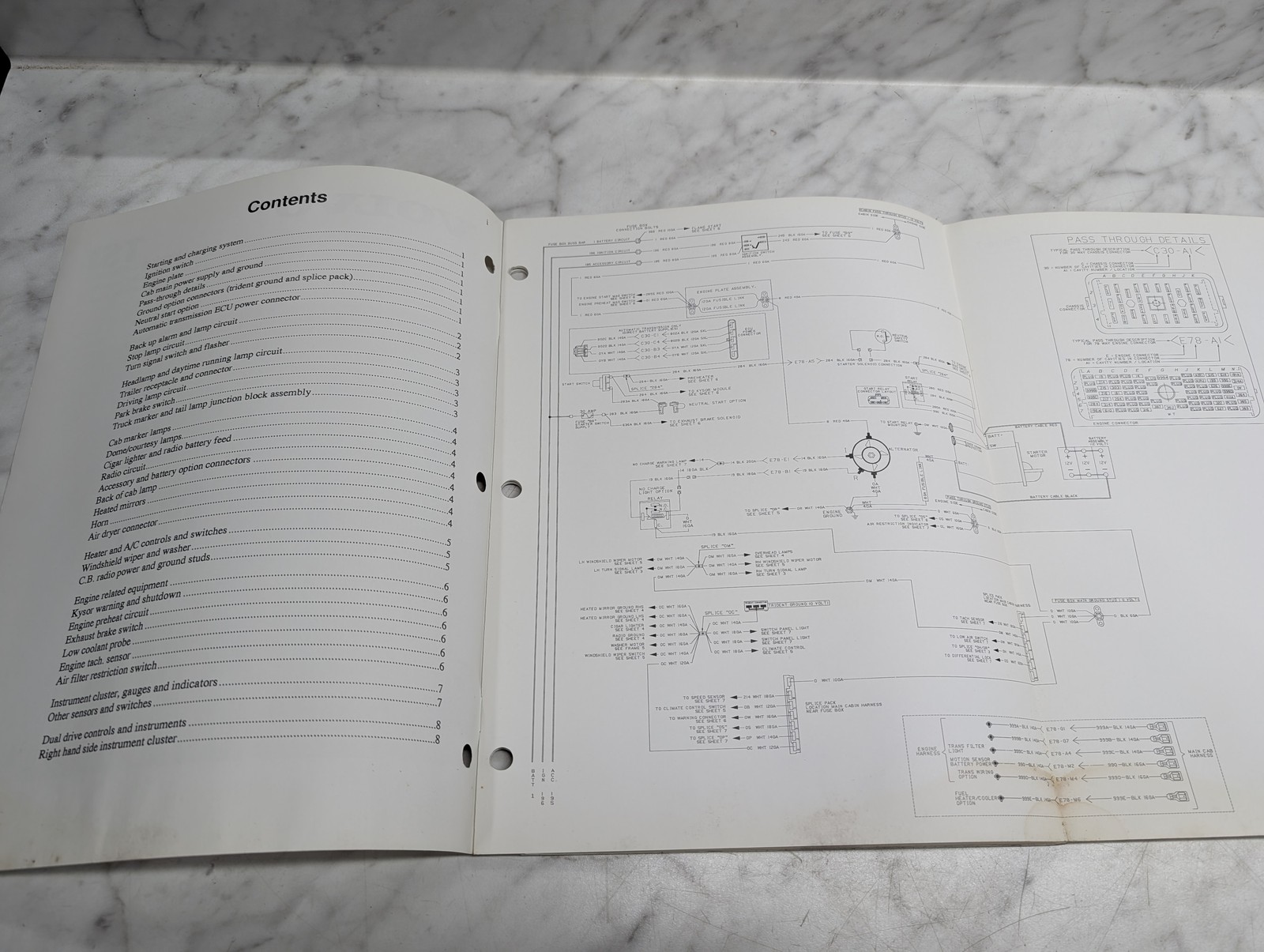 VOLVO TSI ELECTRICAL SCHEMATIC COMPLETE WITH CUMMINS 8.3 WX WXLL 370-364 DIAGRAM