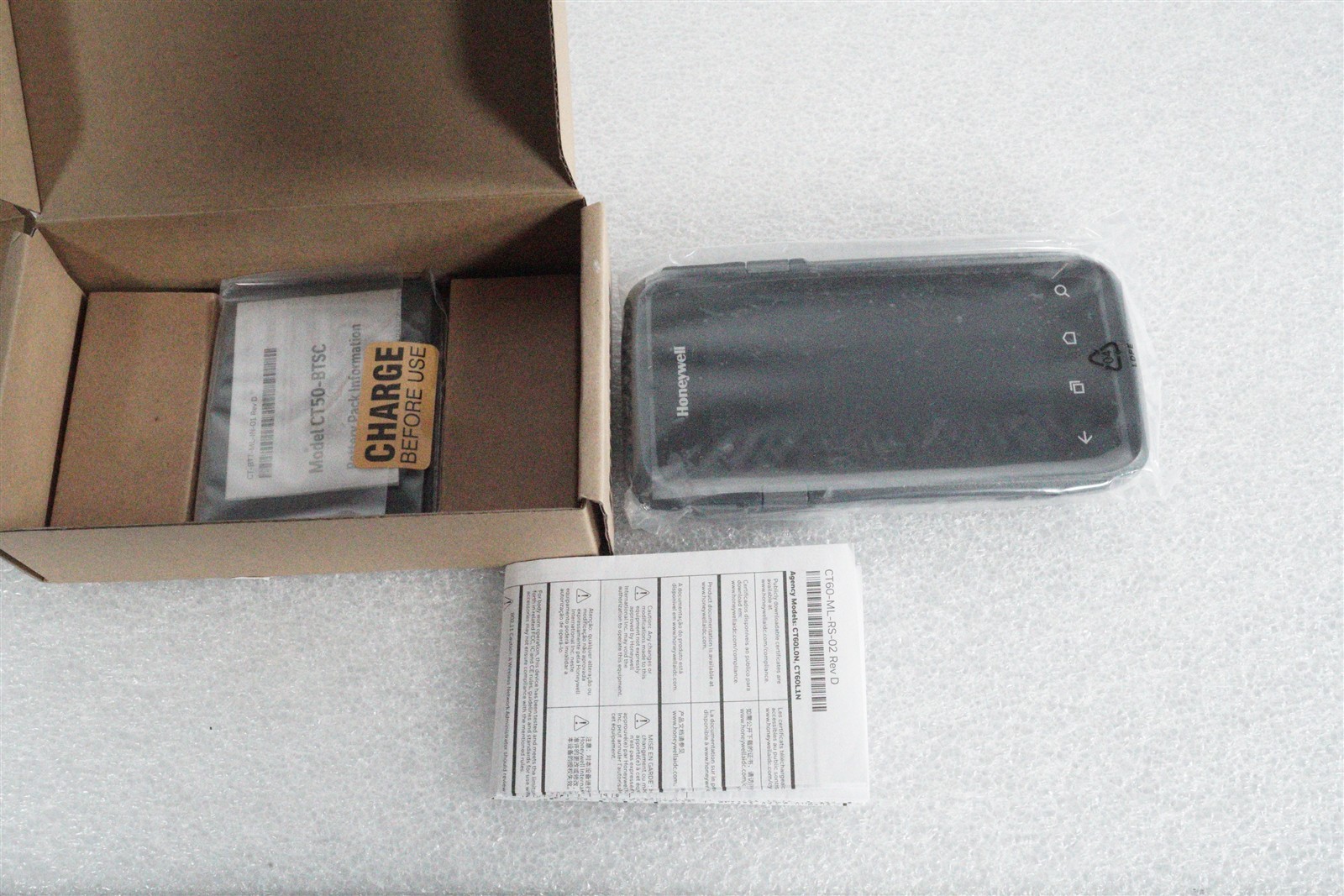 Honeywell Dolphin CT60 Mobile Handheld Computer CT60-L0N-ASC210F New W Battery