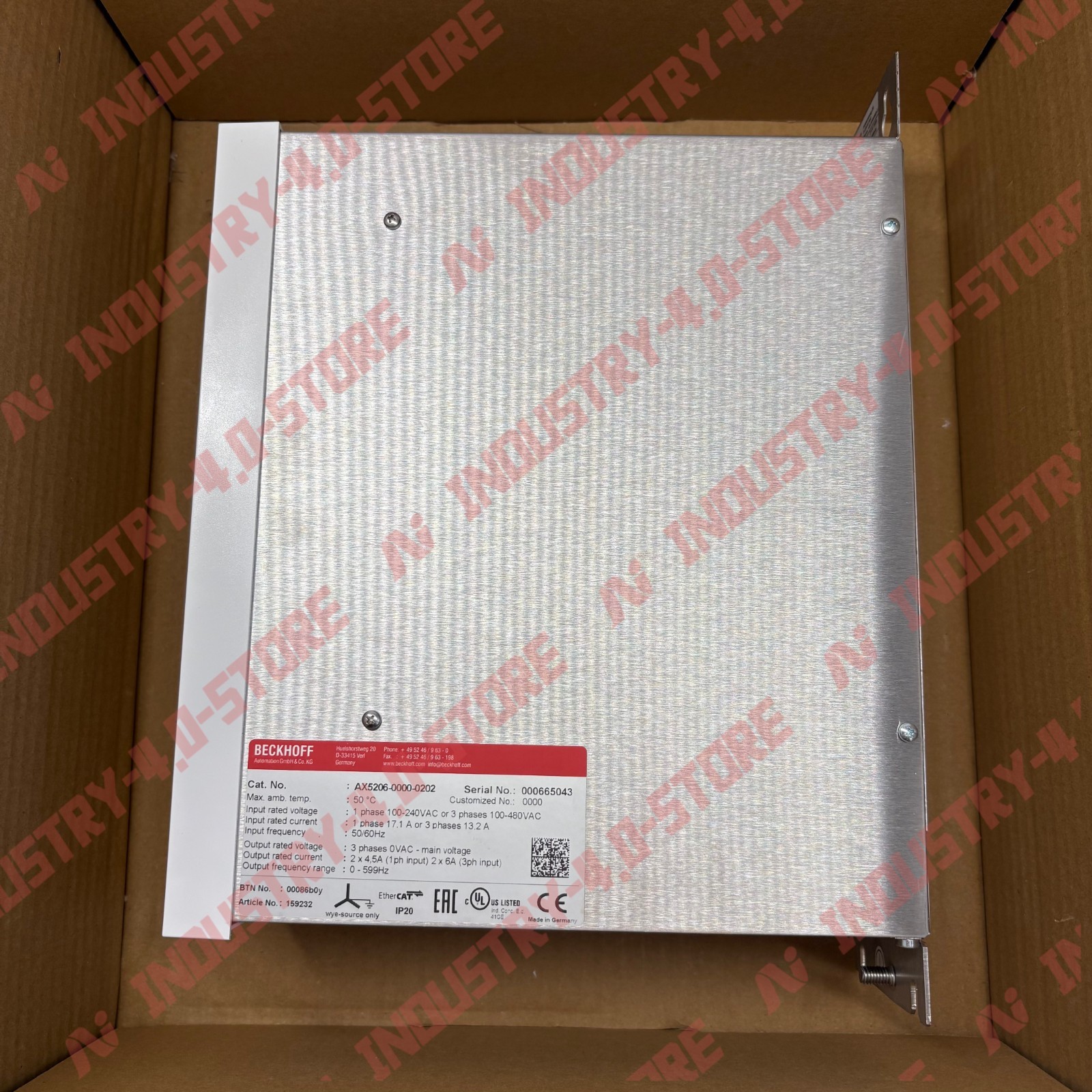 1PCS New BECKHOFF AX5206-0000-0202 Digital Compact Servo Drives