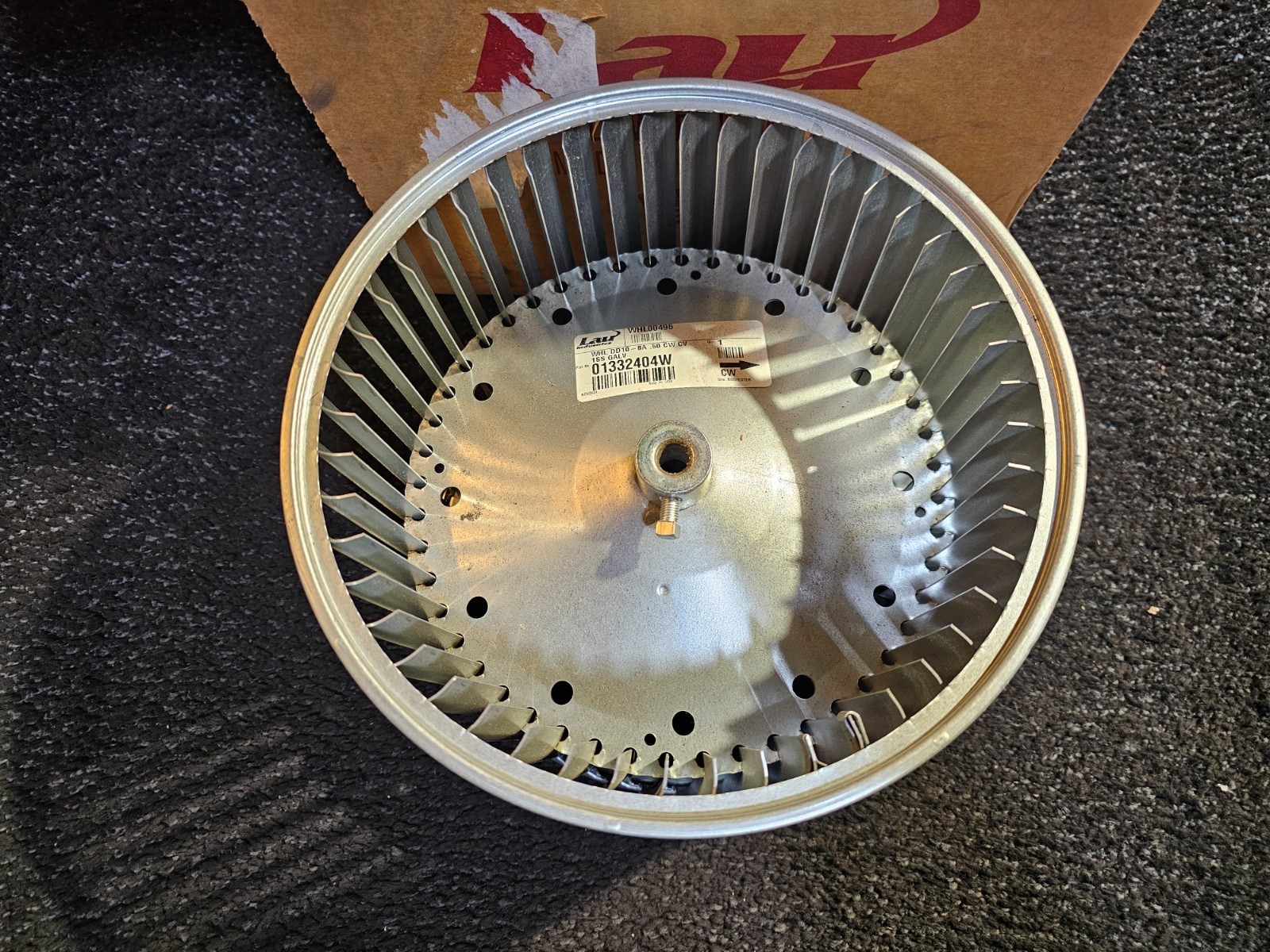 Service First WHL00496 Blower Wheel, 10″ x 8″, CW, 1/2″ Bore for Trane HVAC