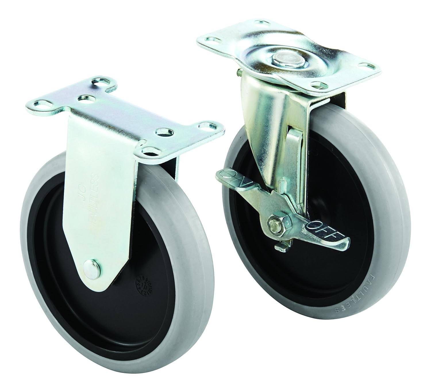 Heavy Duty Adaptable Utility Cart Replacement Casters, Pack of 4