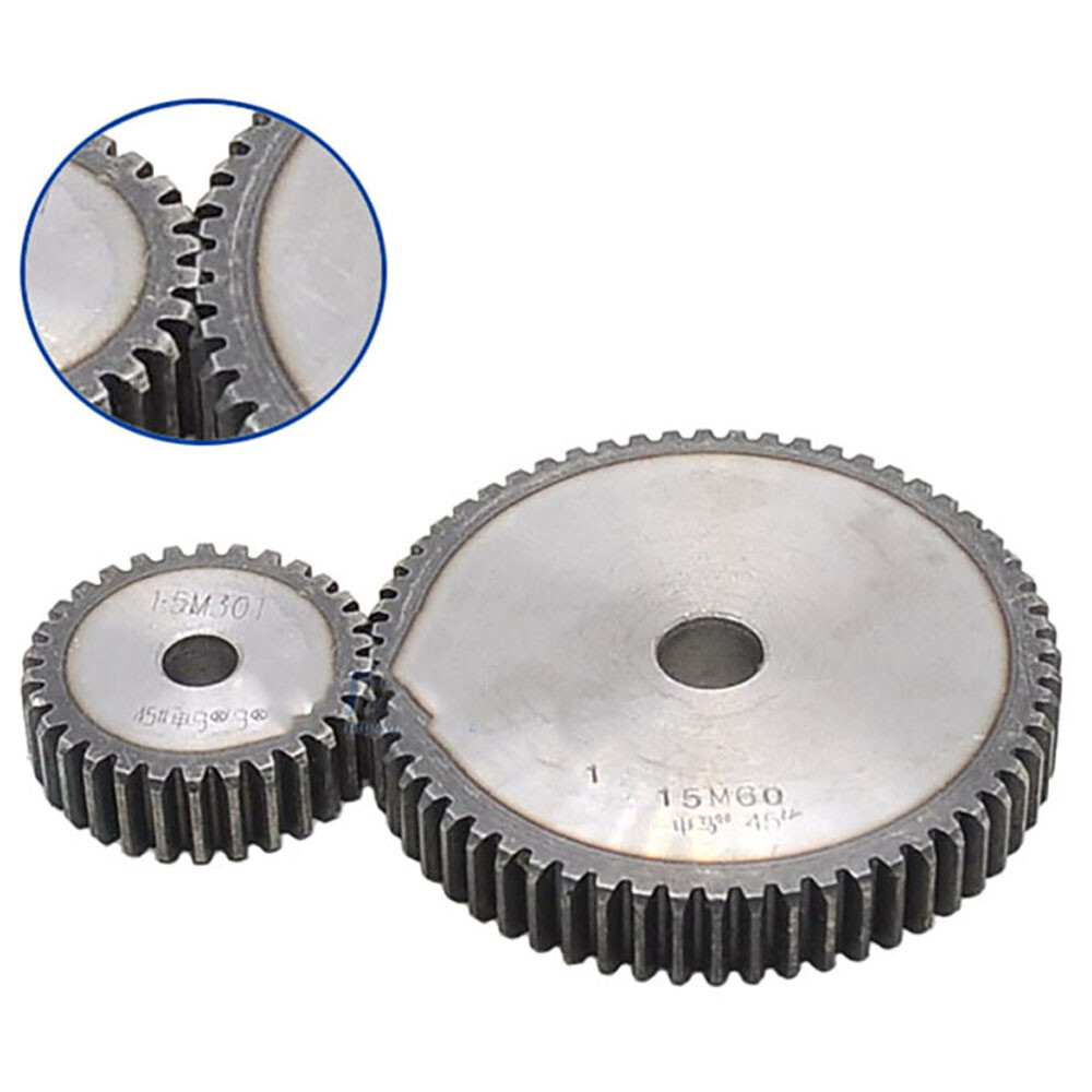 Module 2M Flat Gear Motor Transmission Spur Gear 10T to 96T Gears With Screw
