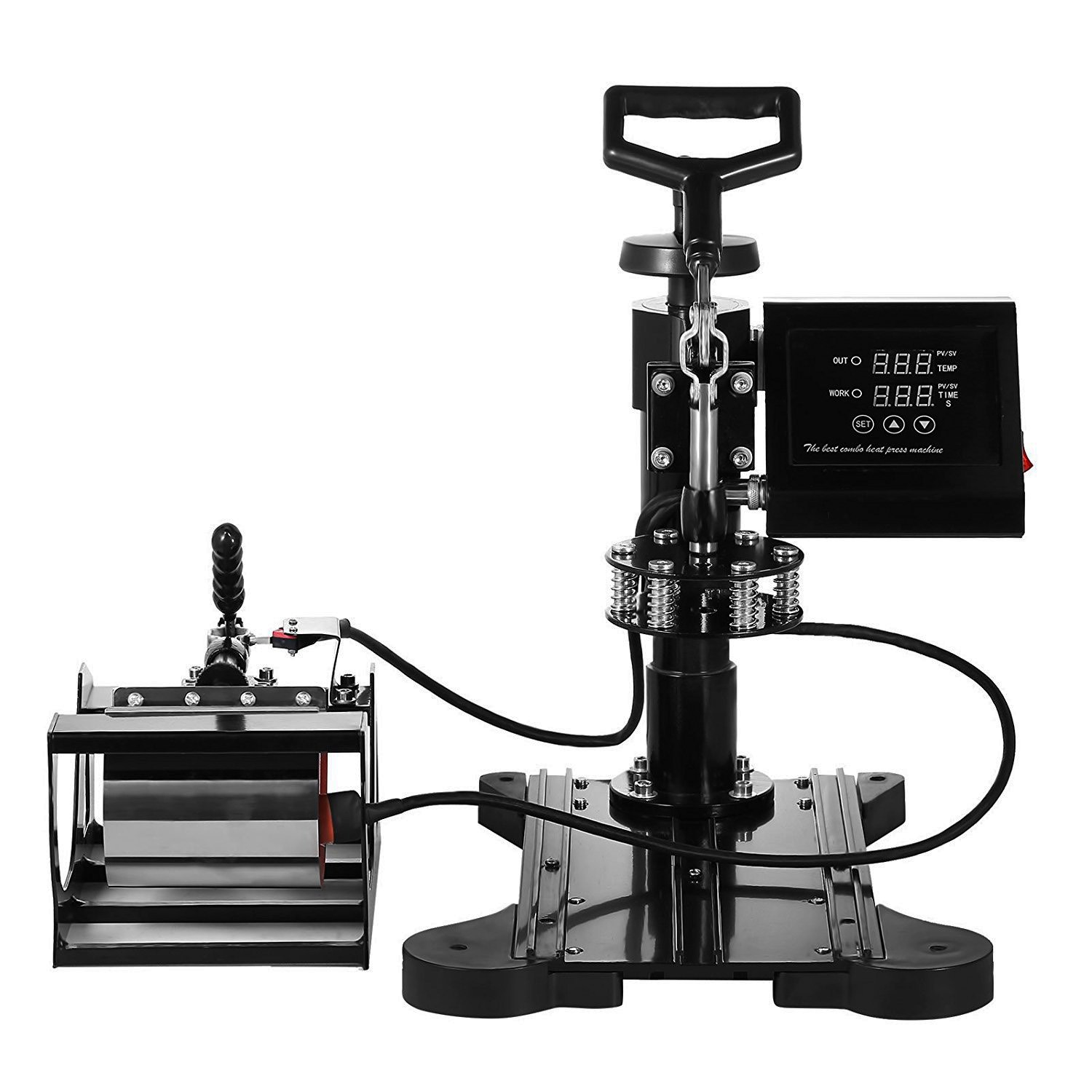 15″x15″ 5 in 1 Heat Press Machine Transfer Sublimation T-Shirt Mug Hat Plate