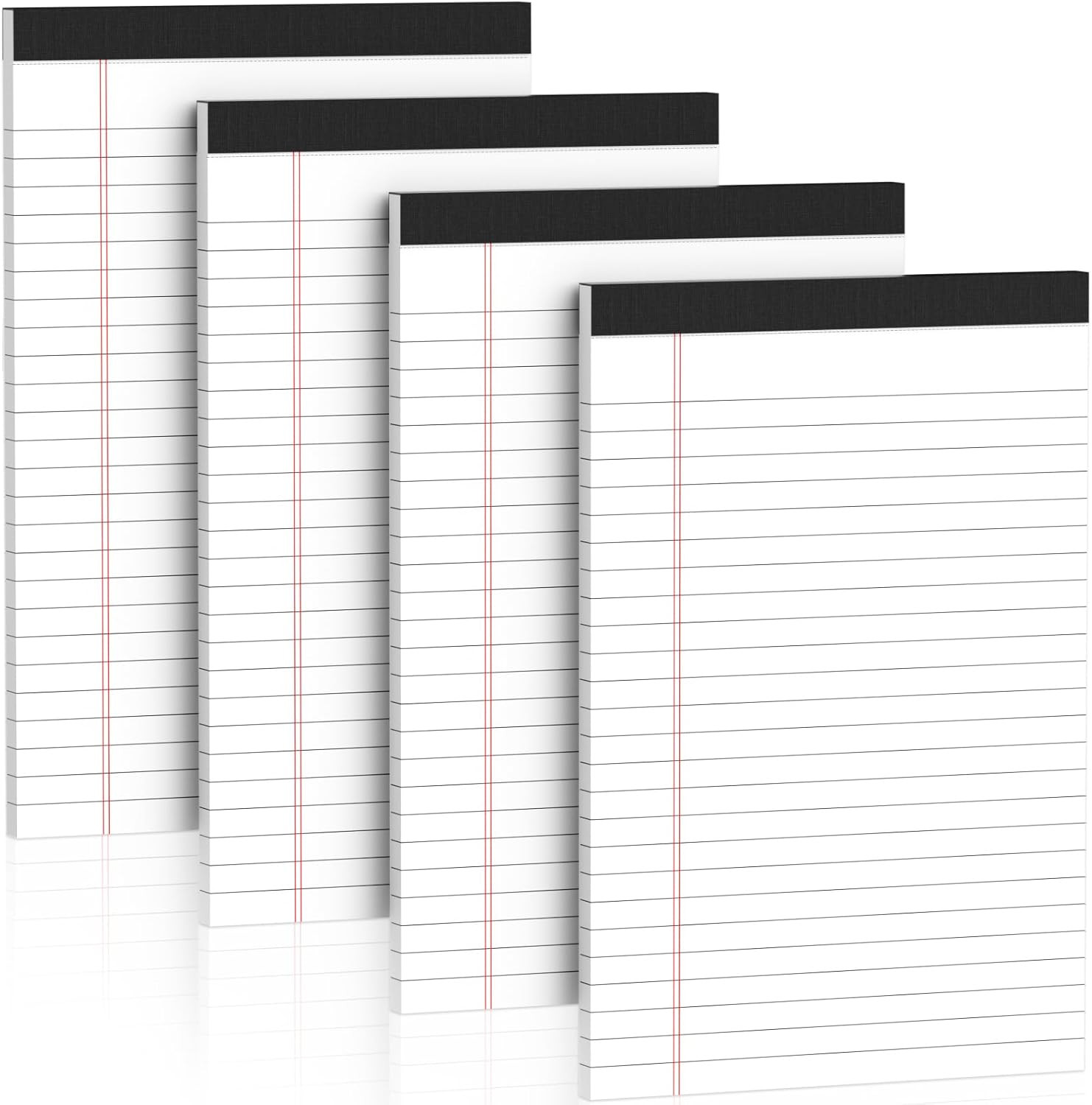 5″ X 8″ Note Pads 4 Pack of Legal Pads 21Lb Notepad College Ruled Legal Pad 30 S