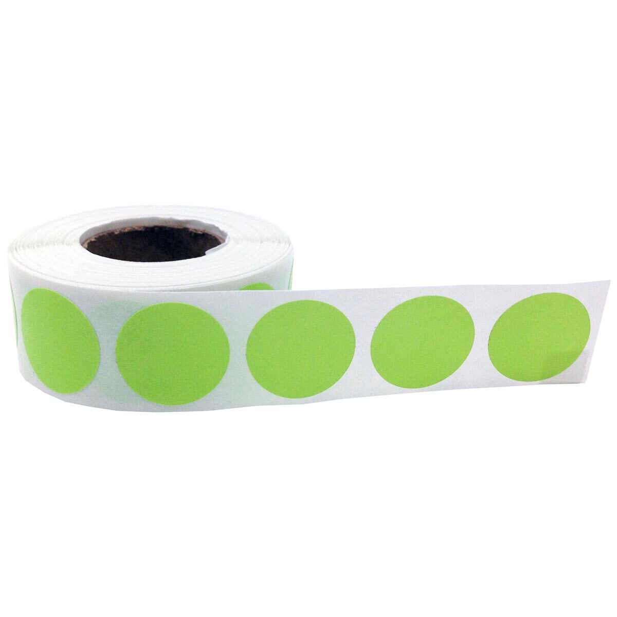 Circle Dot Stickers | 0.75″ Inch Round | 500 Pack | Pick One Color