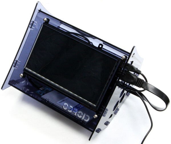 ODROID-VU7 Plus: 1024×600 HDMI multi-touch display + VuShell SmokyBlue