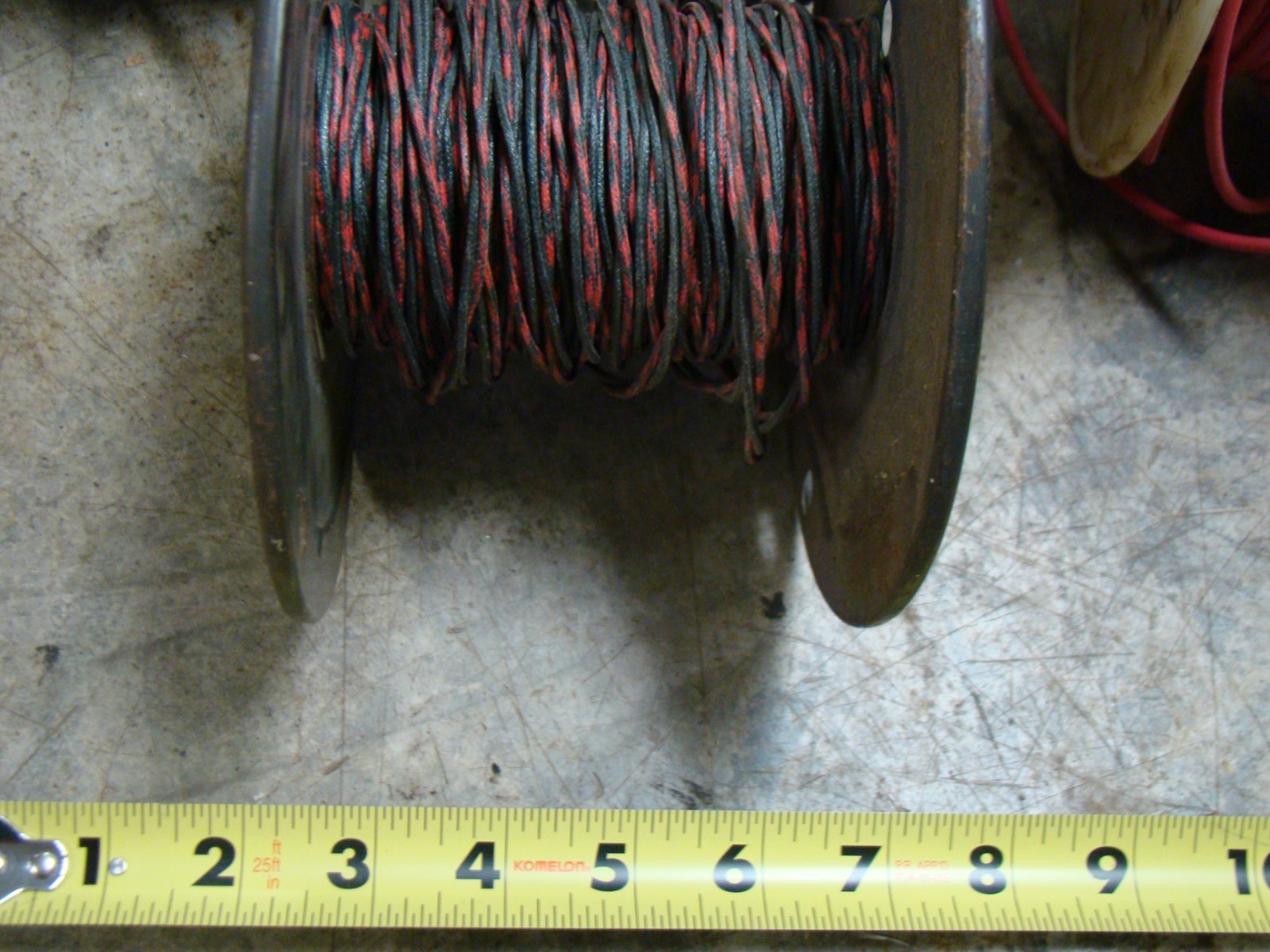 MIXED LOT SPOOLS ELECTRICAL WIRE 18 GAUGE 10 USED SPOOLS CAROL