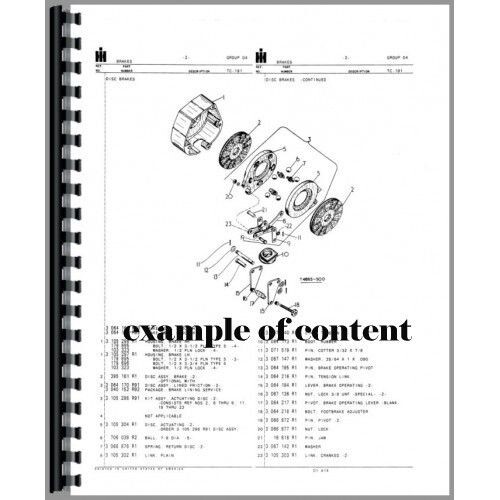 Parts Manual Oliver ED2-38 ED2-42 Cletrac Crawler