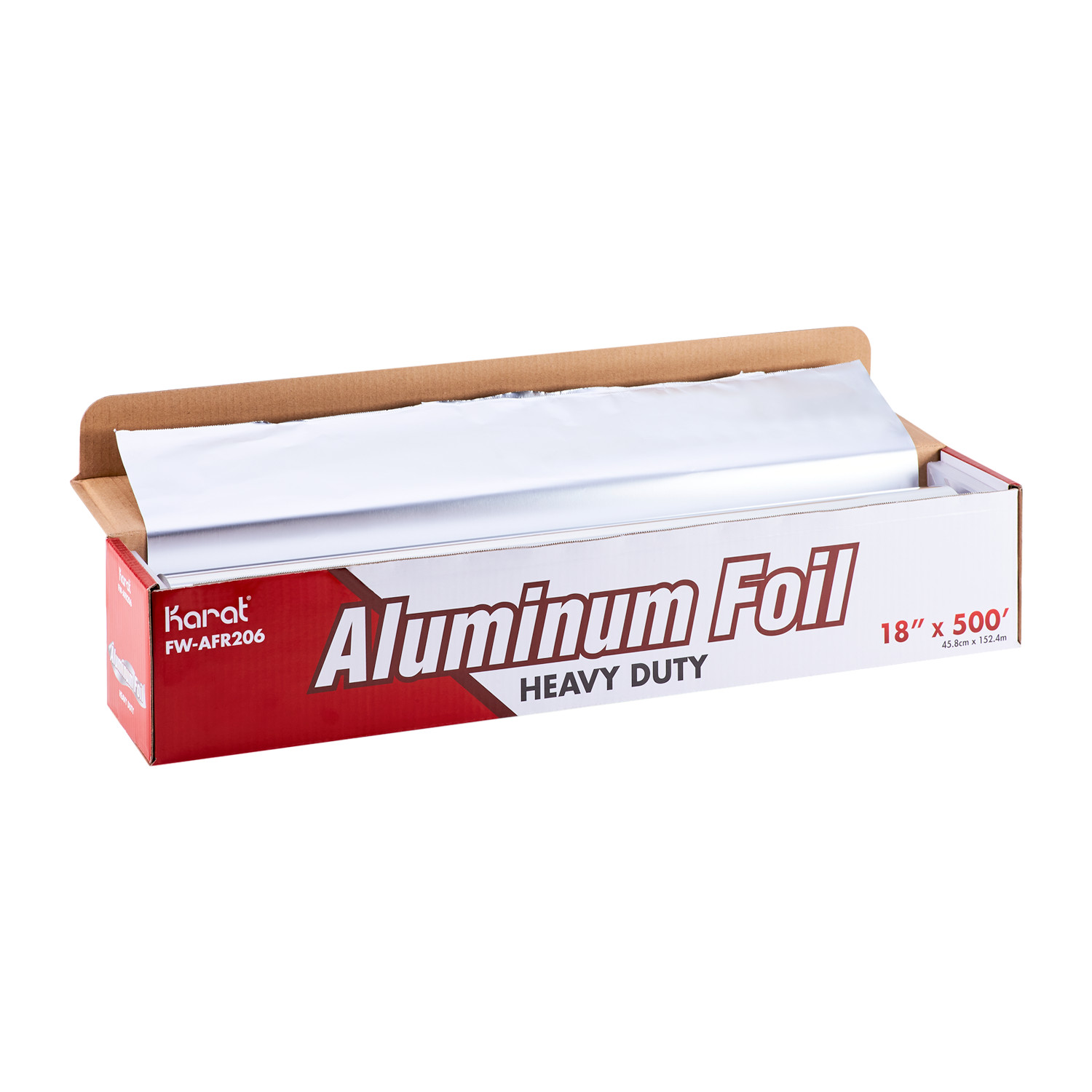 Karat 18” x 500′ Heavy Duty Aluminum Foil Roll – 1 Roll, FW-AFR206