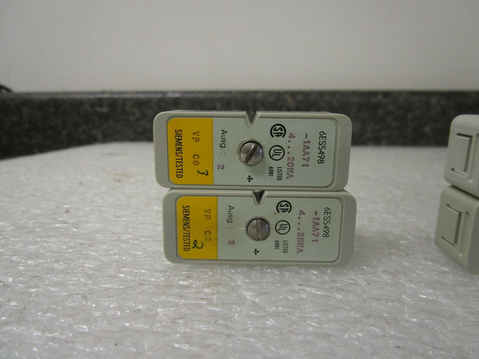 (8) Siemens SIMATIC S5 Plugin Modules (6) 6ES5498-1AA31 (2) 6ES56498-1AA71