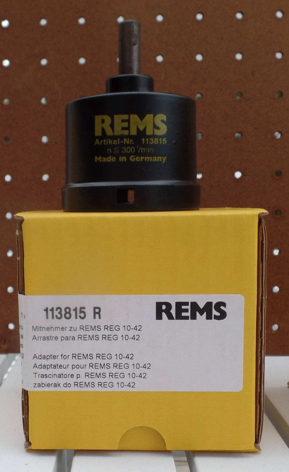 Two Industrial Pipe Deburring / Reaming tools with drill adapters 10-42mm REMS