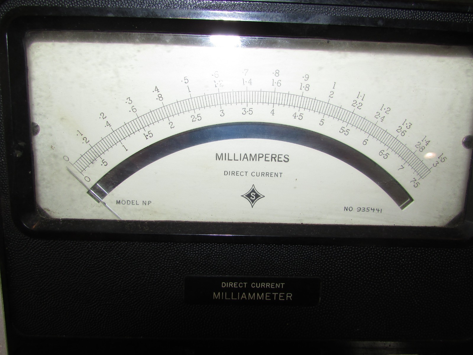 Vintage Singer Metrics Direct Current Milliammeter #935441