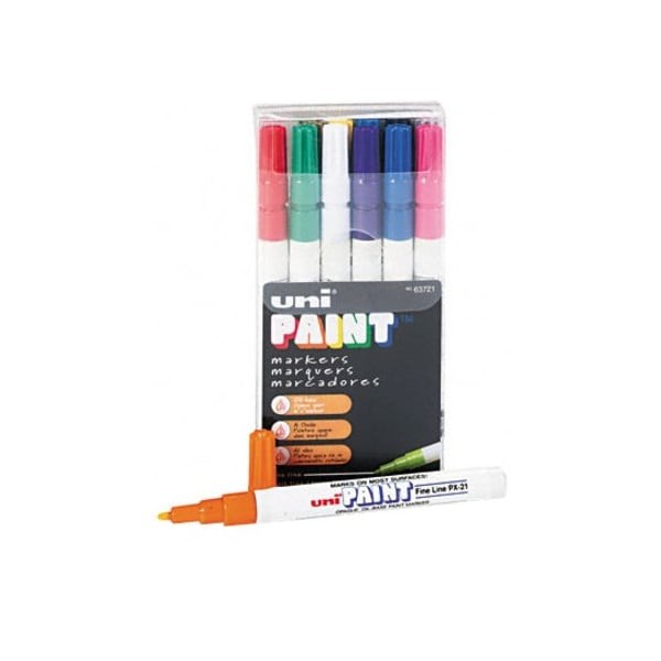Uni-Paint 63721 Industrial Marker,Fine Point,Pk12