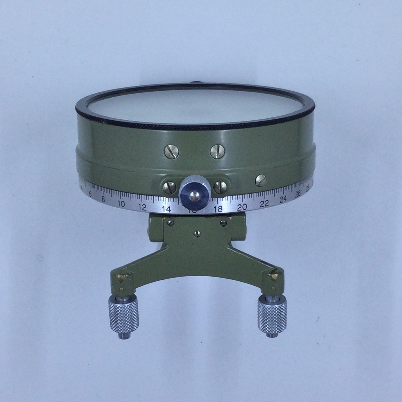 Rare Wild Heerbrugg Switzerland Circular Compass Green