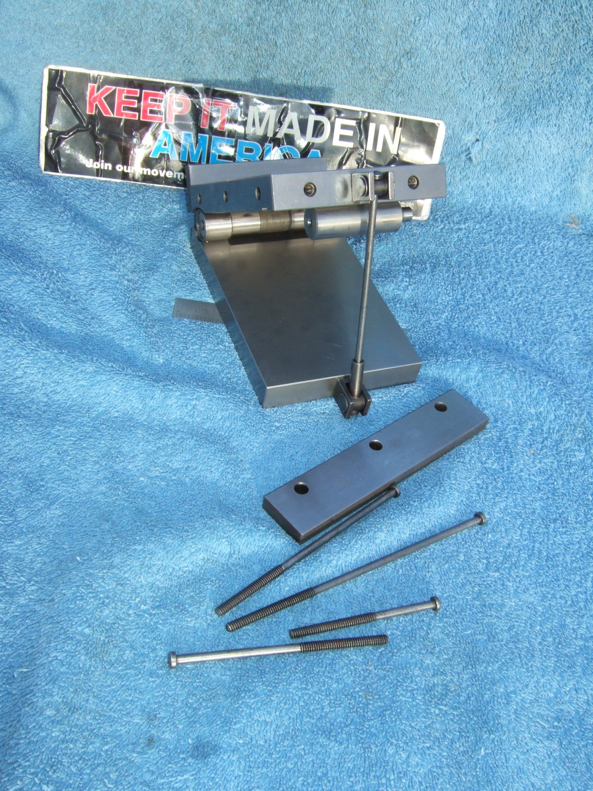 HERMANN SCHMIDT PNM4X6 Single Angle Adjustable Sine Plate Used $1150 WHEN NEW Q2