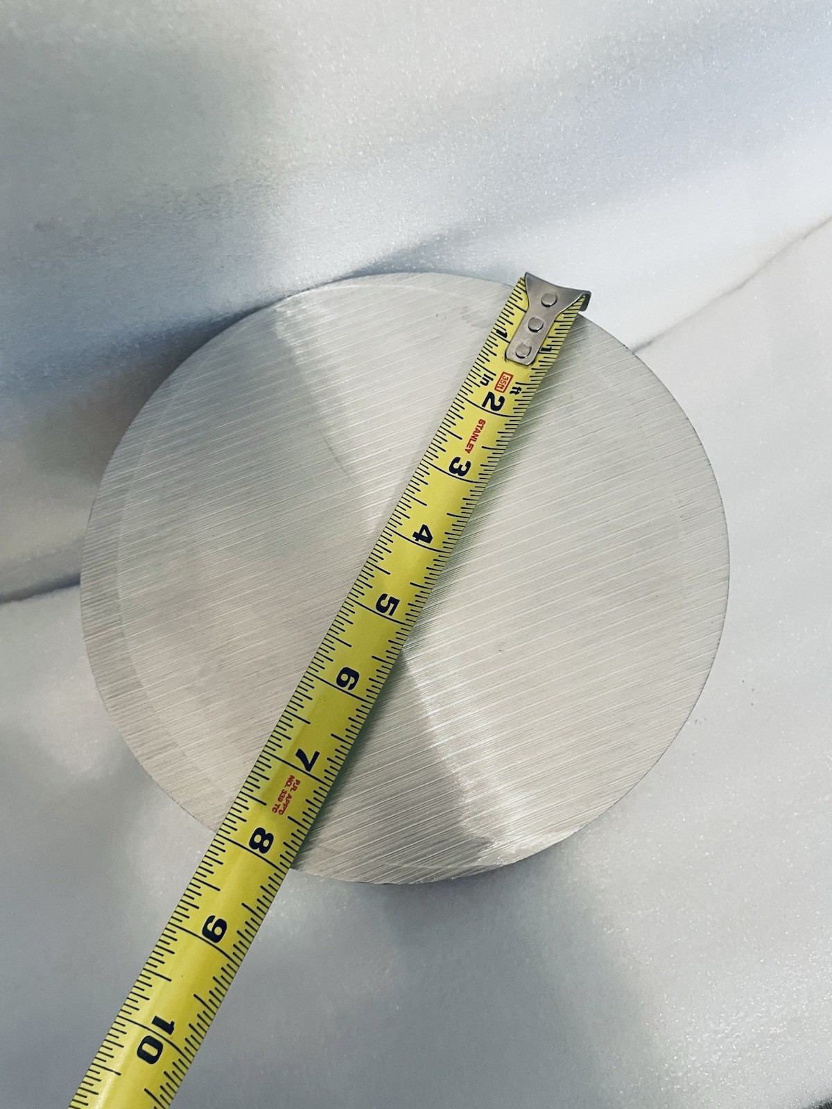 8″ ALUMINUM 6061 ROUND ROD 5.1″ LONG T6511 Solid Extruded Lathe Bar Stock