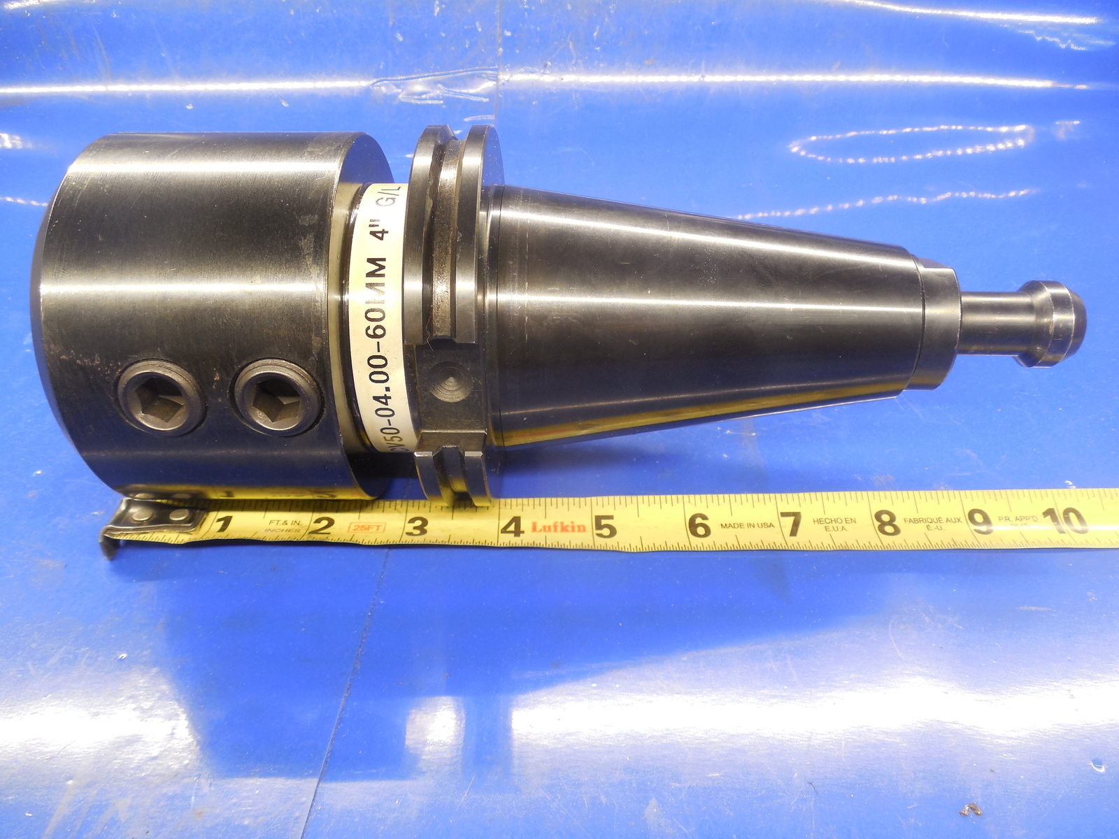 R556 CV50 – 04.00 – 60 mm 4″ G/L CAT 50 60mm DIA. TOOL HOLDER 60.0 MACHINE SHOP