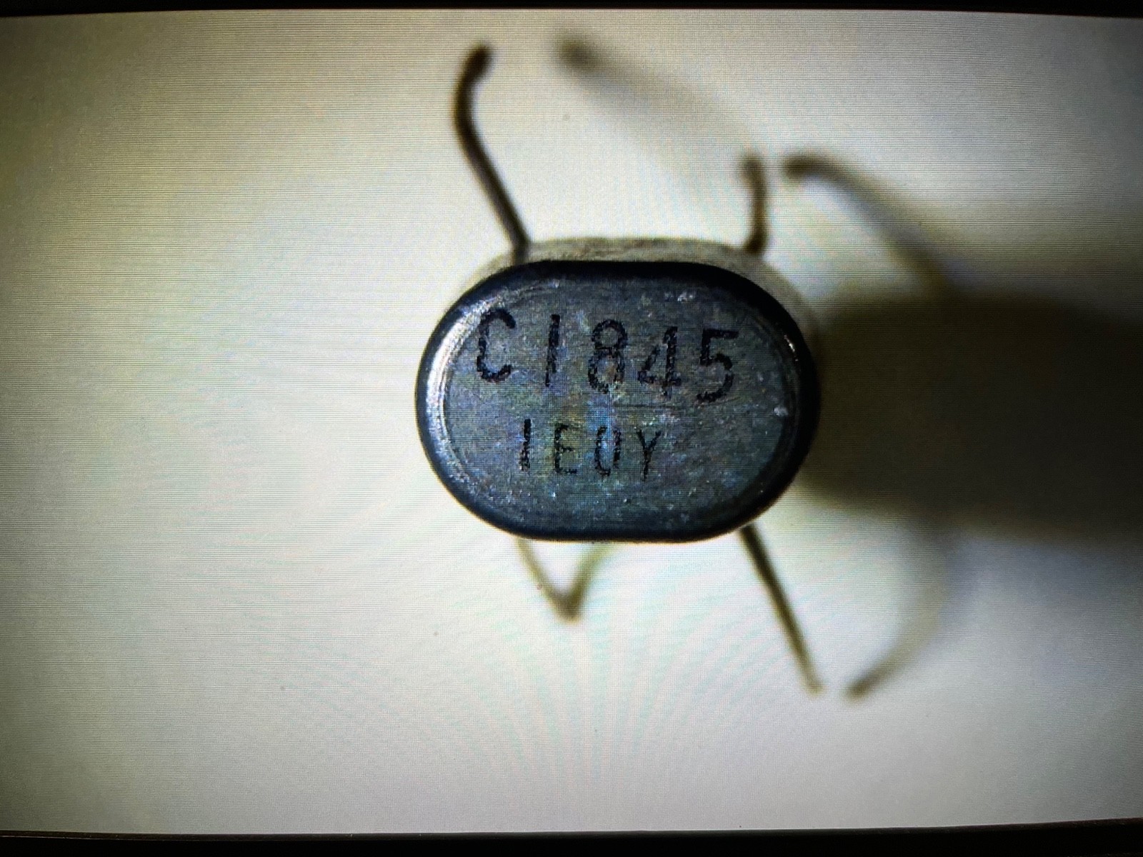 Pulled IEOY C1845 (Vintage Dual NPN Transistor)