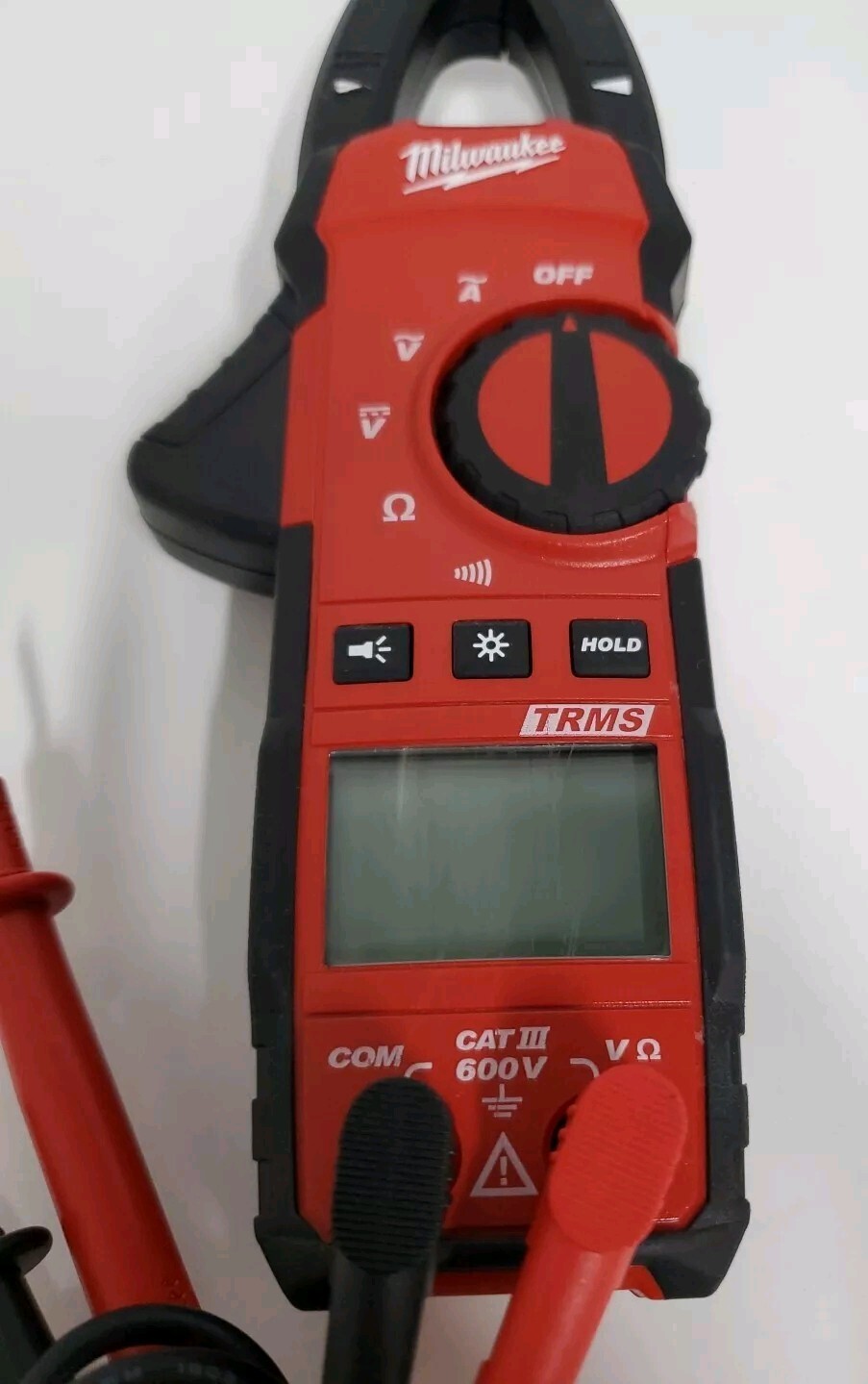 Milwaukee 2235-20 400 Amp Clamp Meter CAT III 600V AC/DC True-RMS With Leads
