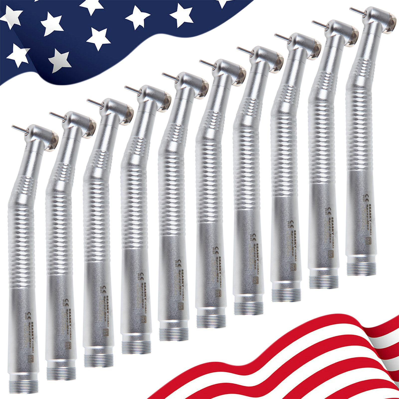 Lot High-Speed Dental Drill Air Turbine Handpiece 2-Hole 4-Hole fit NSK Pana