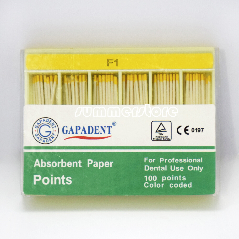 Dental Endo Root Canal Obturating Points/Absorbent Paper Points 0.2-0.6 Taper