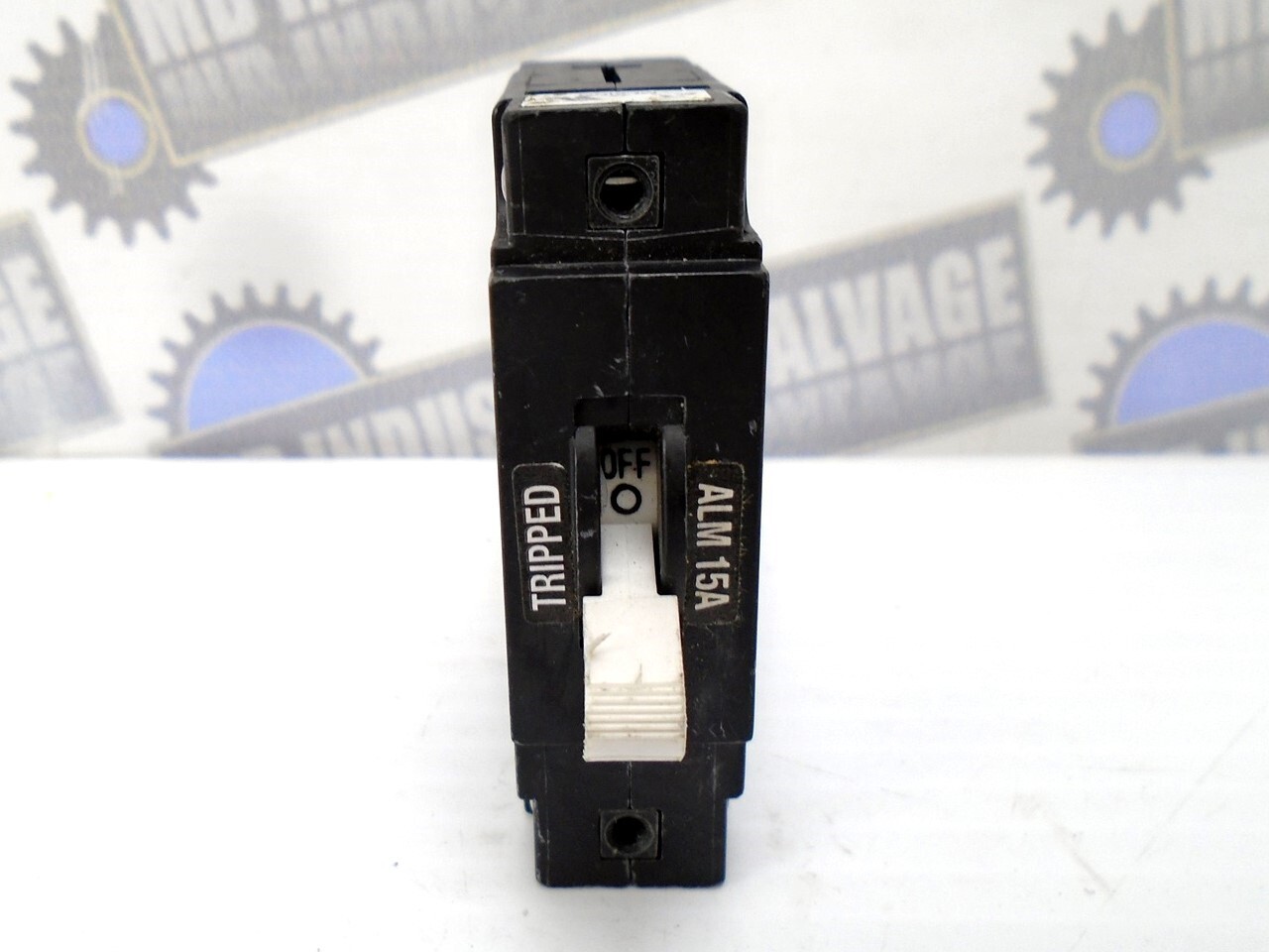 AIRPAX – CIRCUIT BREAKER – 15A – IMLK1-1RS5-30625-9 – BULLET WHITE THROW – 80V