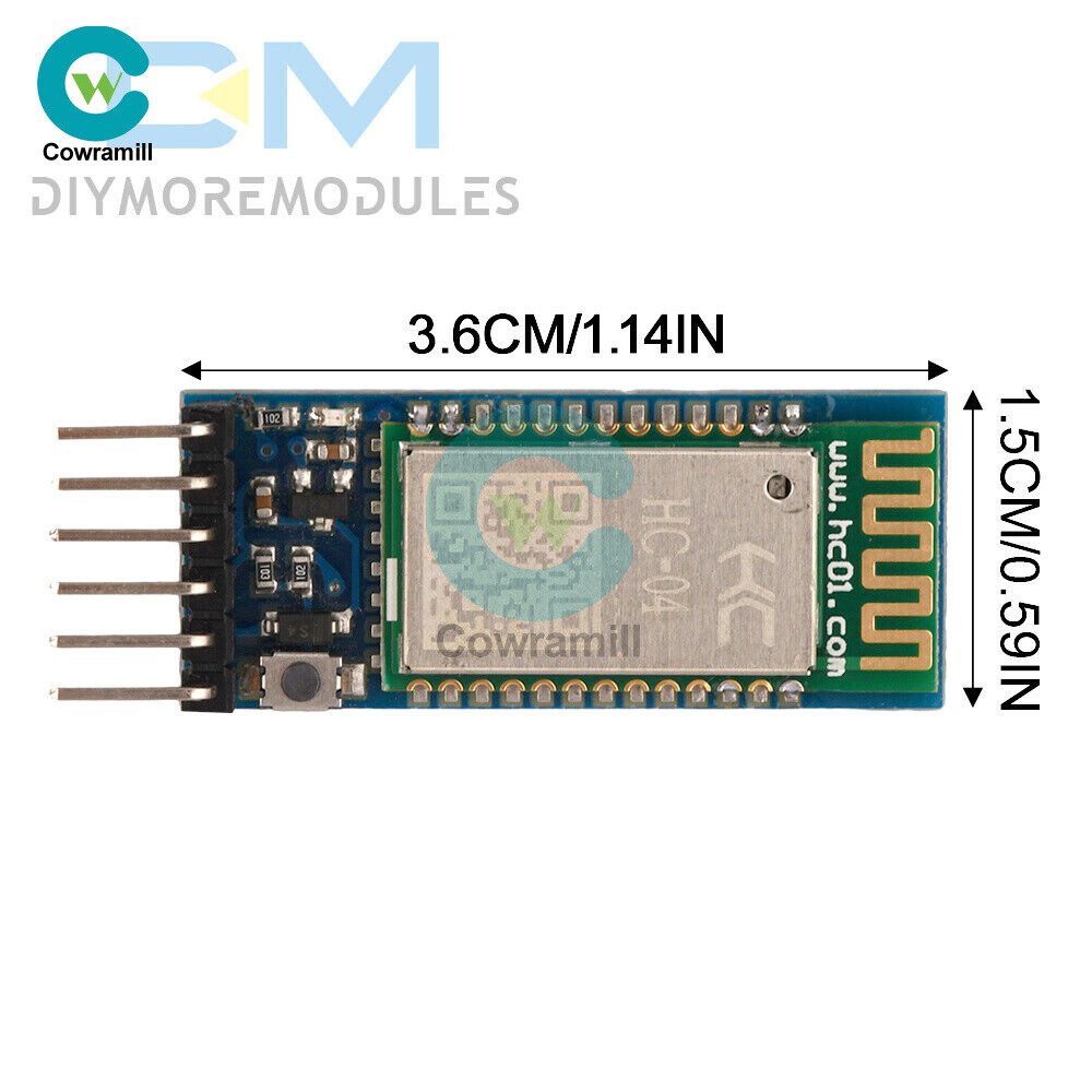 HC-04 Bluetooth Module BLE5.0 Serial Port Module w/ Bottom Welding Needle Board