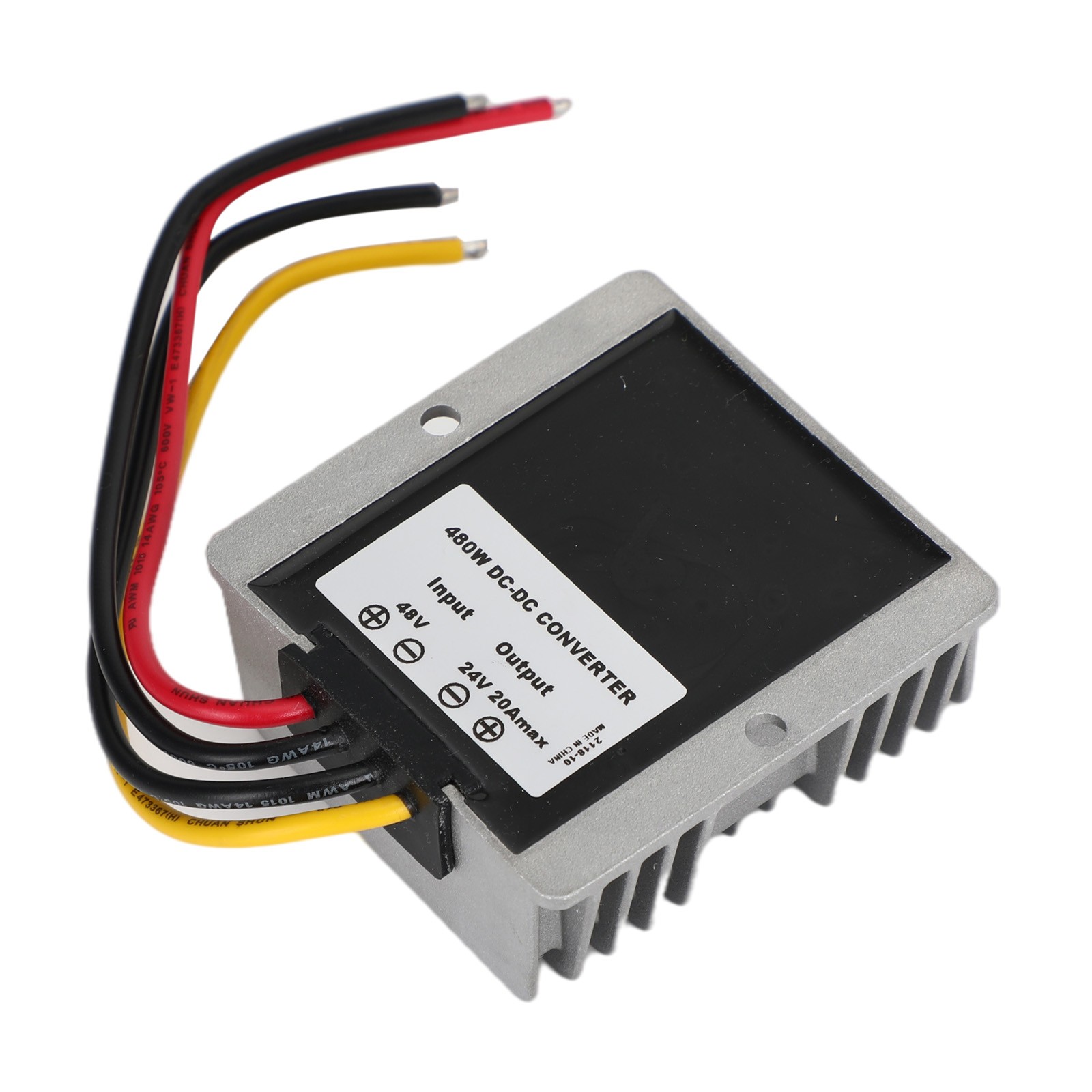 🚀WaterProof 36V/48V to 24V 20A 480W Step Down DC/DC Power Converter Regulator