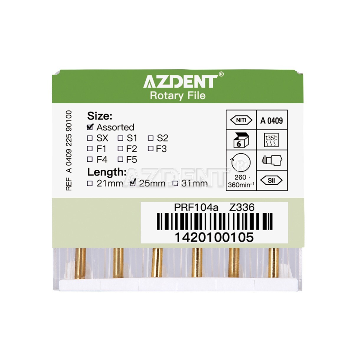 Dental Endodontic Absorbent Paper/Gutta Percha Points /Rotary K-Files Engine Use