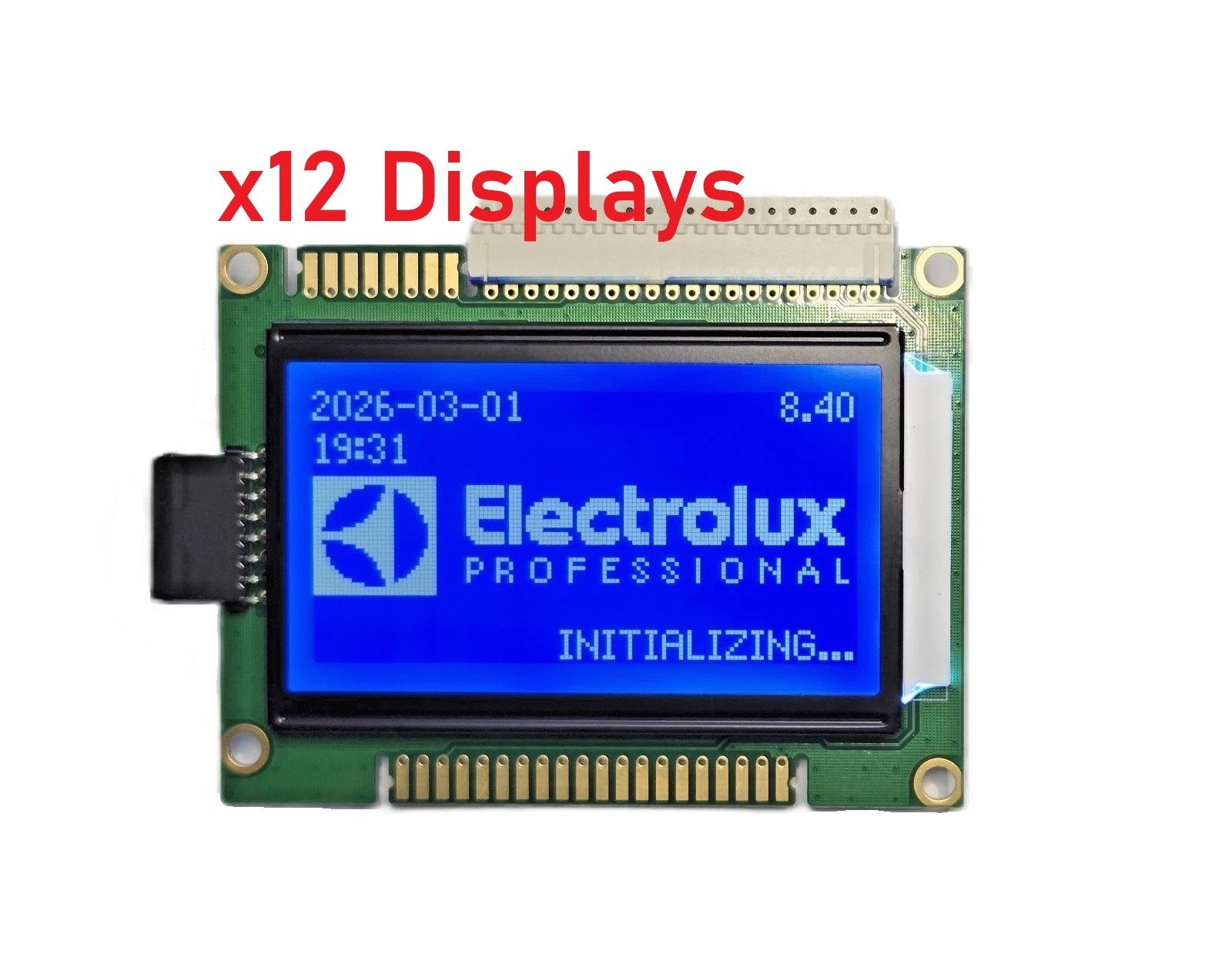 Lot of 12 – 432870204 New Replacement Display Module for Wascomat, Electrolux