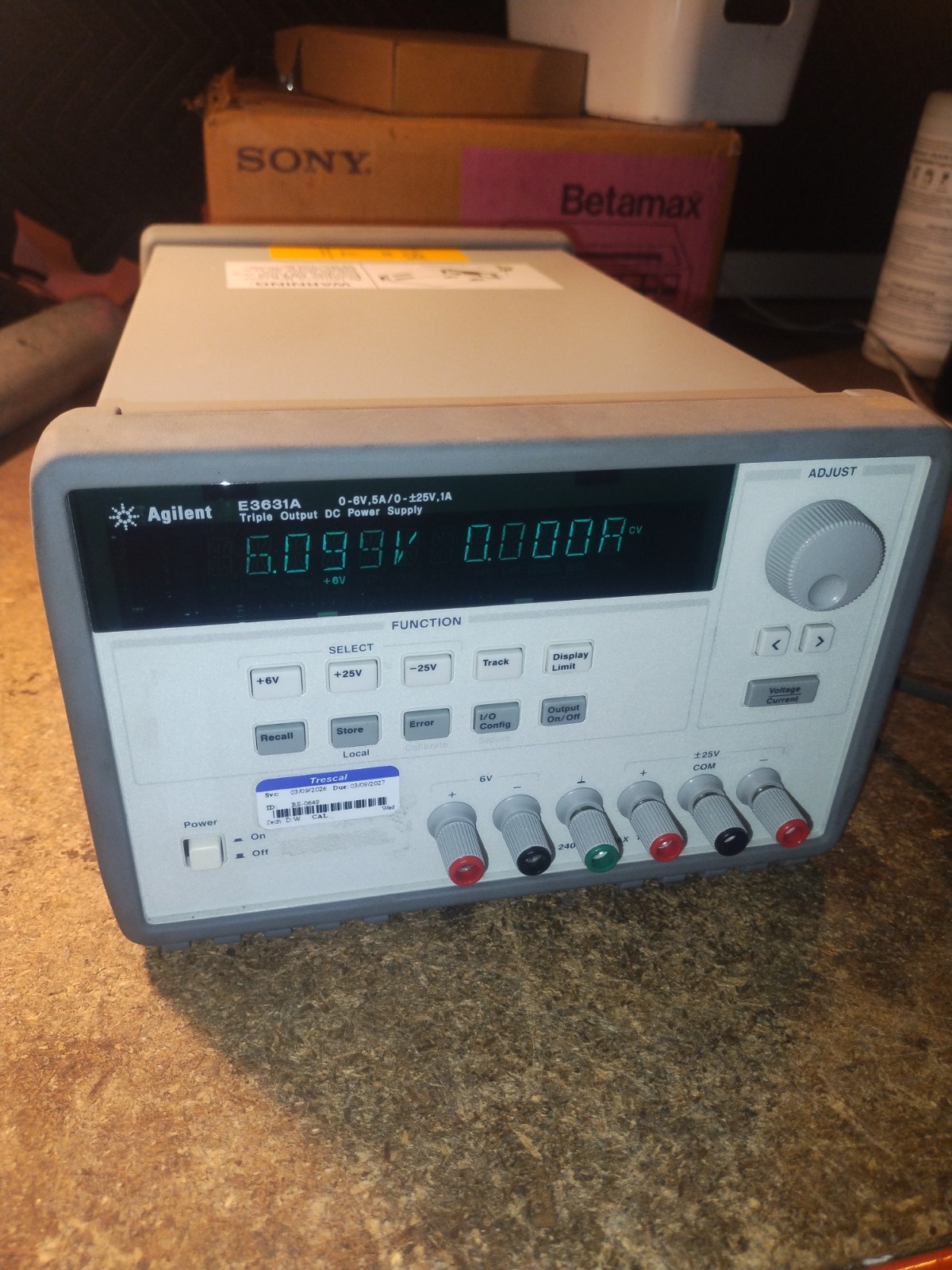 KEYSIGHT TECHNOLOGIES E3631A Power Supply – Used