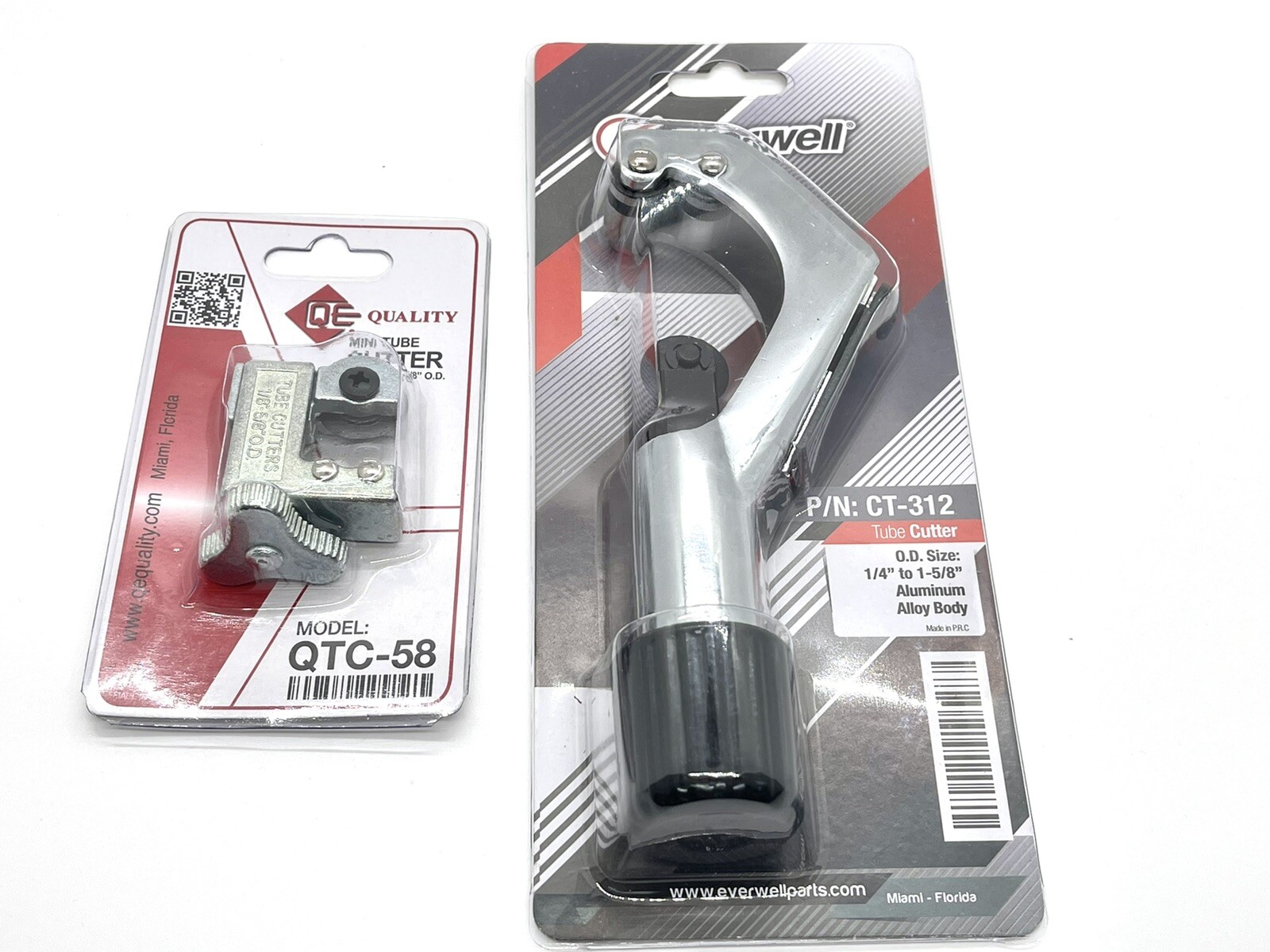 Tubing Cutter 1/8″-5/8″ and 1/4″ to1-5/8″ Copper PVC Thin Stainless Steel Tube.