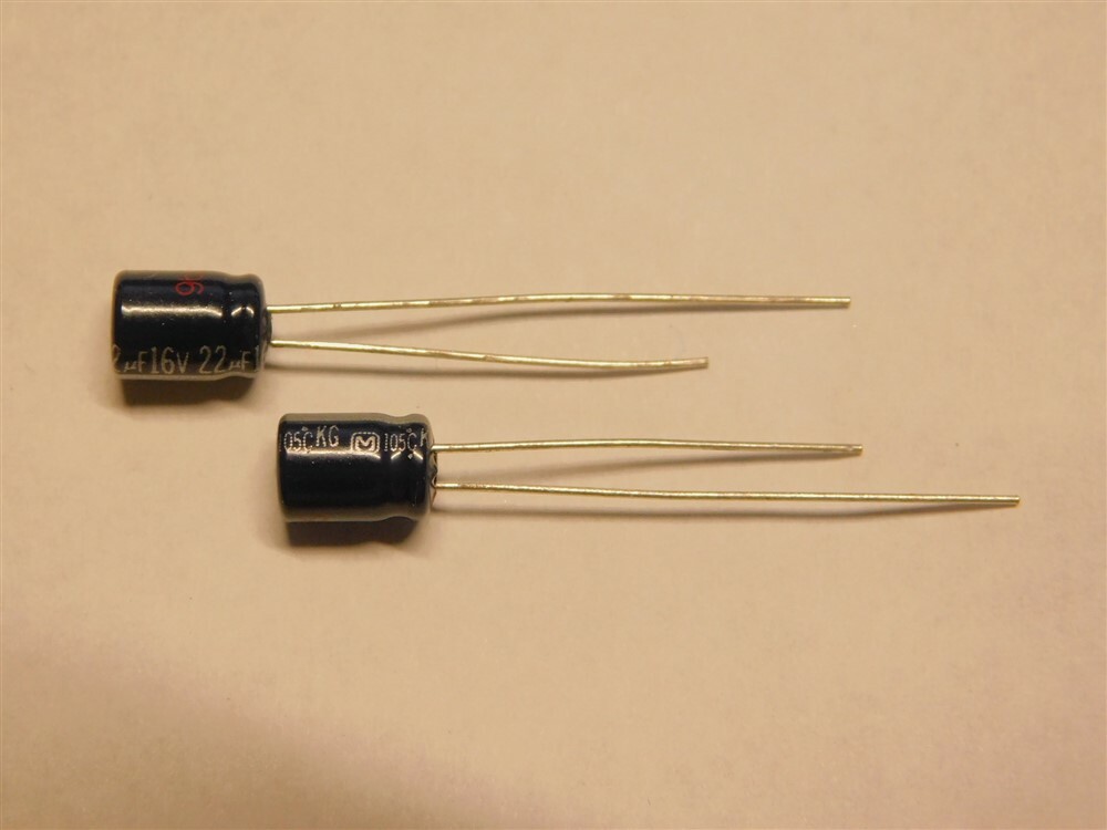 25 Panasonic ECEA1CKG220M 22uF 16V 20% 105C Radial Electrolytic Capacitors 5x7mm