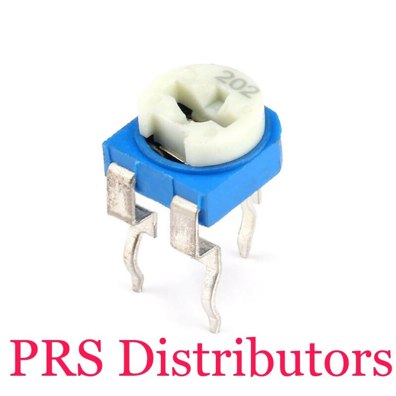 50 Trimmers Potentiometers 100Ω to 1MΩ Adjustable Variable Resistors RM-065
