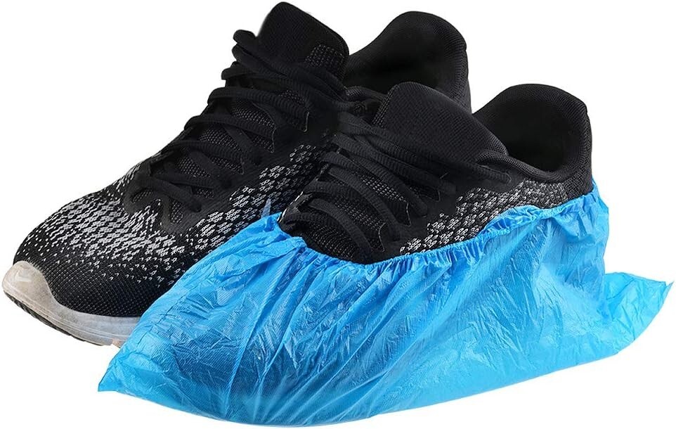 Disposable PP Shoes Cover 100PCS 100% Latex Free Non-Woven Water Resistant
