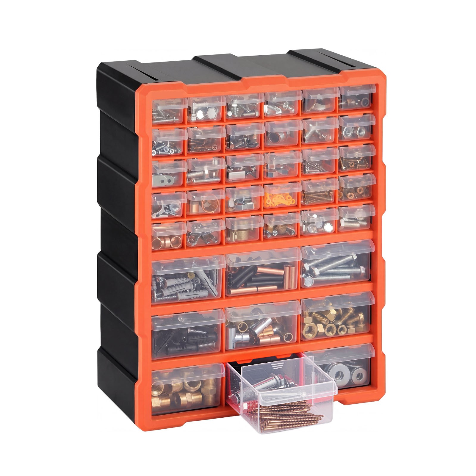 Uimoso 39-Drawer Plastic Storage Organizer Cabinet for Parts and Tools