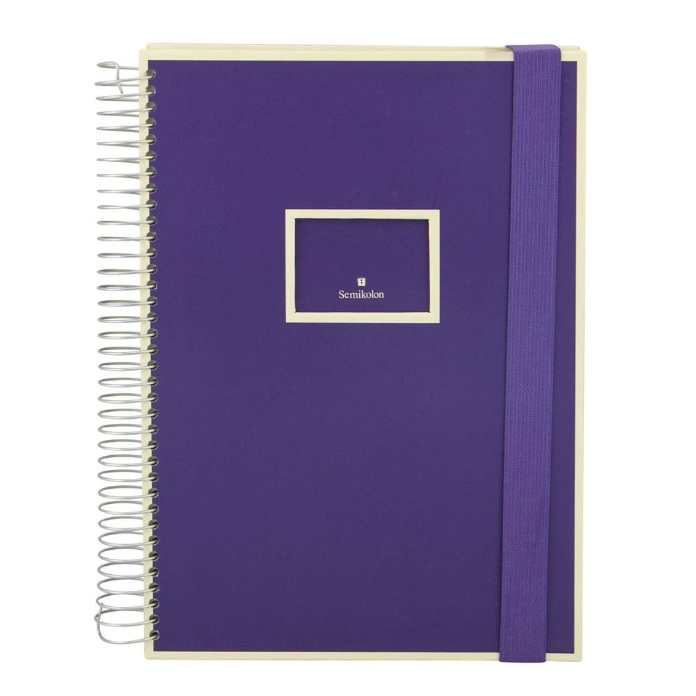 Mucho Spiral Notebook A4 (Plum)