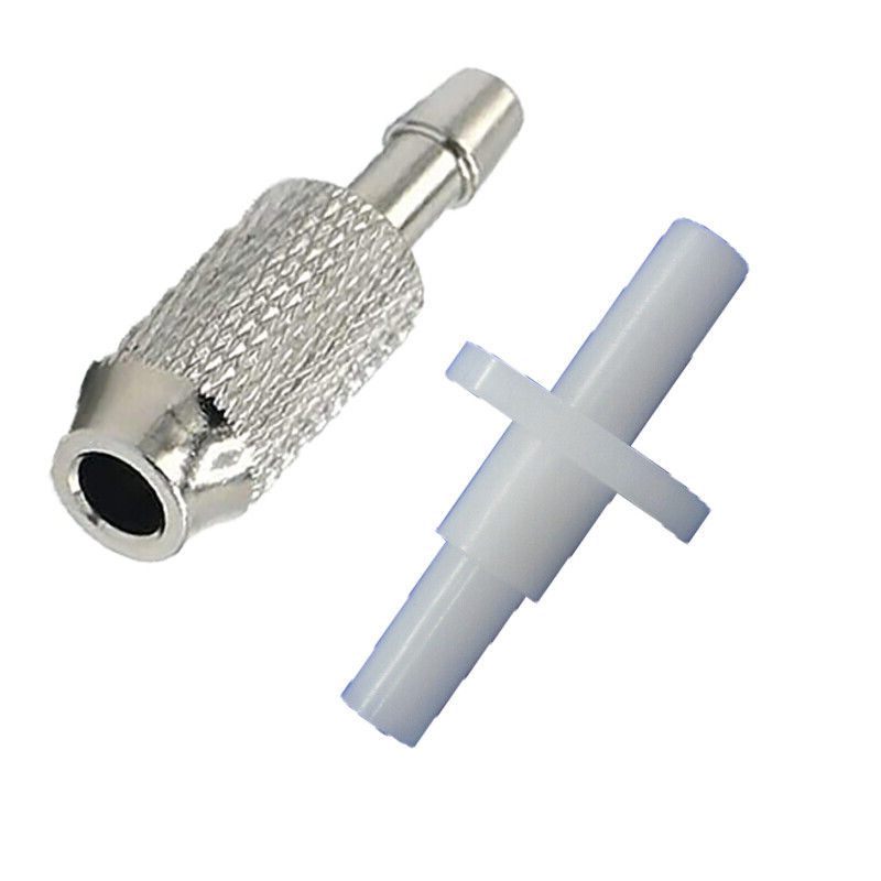 Luer taper Universal Metal Airway Connector, NIBP Cuff , Air Hose Tube Adapter