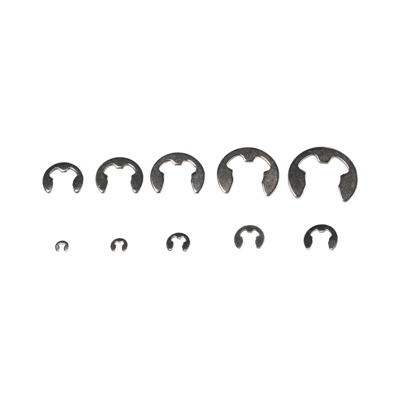 200PCS E Clips C Circlip Retaining Ring Assorted 1.5 – 10mm Stainless Steel Kit