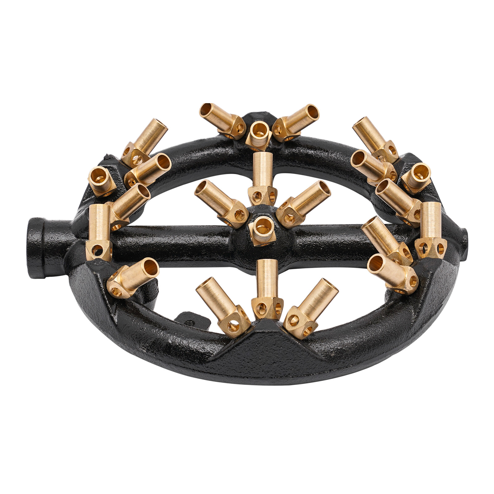 Jet Burner with 23 Heads Tips of Natural Gas Intake Chinese Wok Range Pot 65mm
