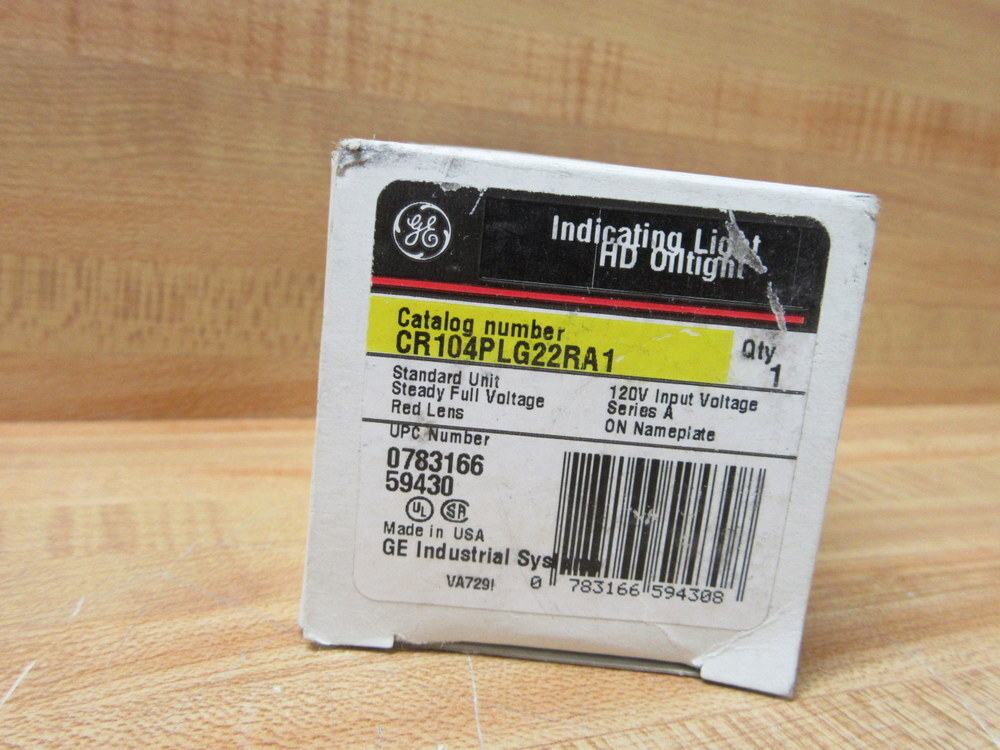General Electric CR104PLG22RA1 Indicating Light GE W/CR104PXG49