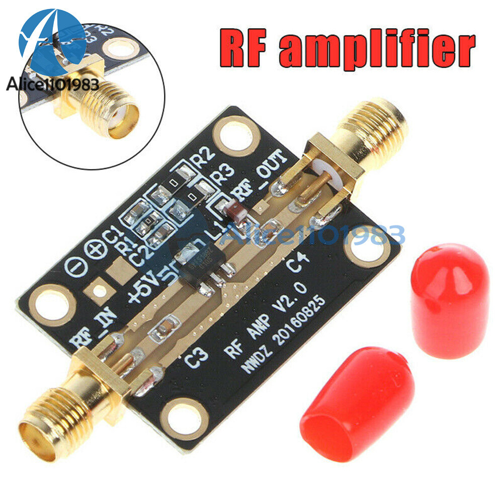 1-10PCS Low Noise LNA 0.05-4G NF=0.6dB RF amplifier FM HF VHF/UHF Ham Radio