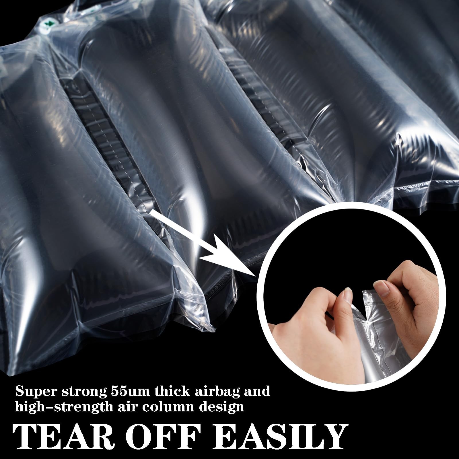 200 Count Packing Air Pillows for Shipping Supplies 4.72″ x 9.84″, 200