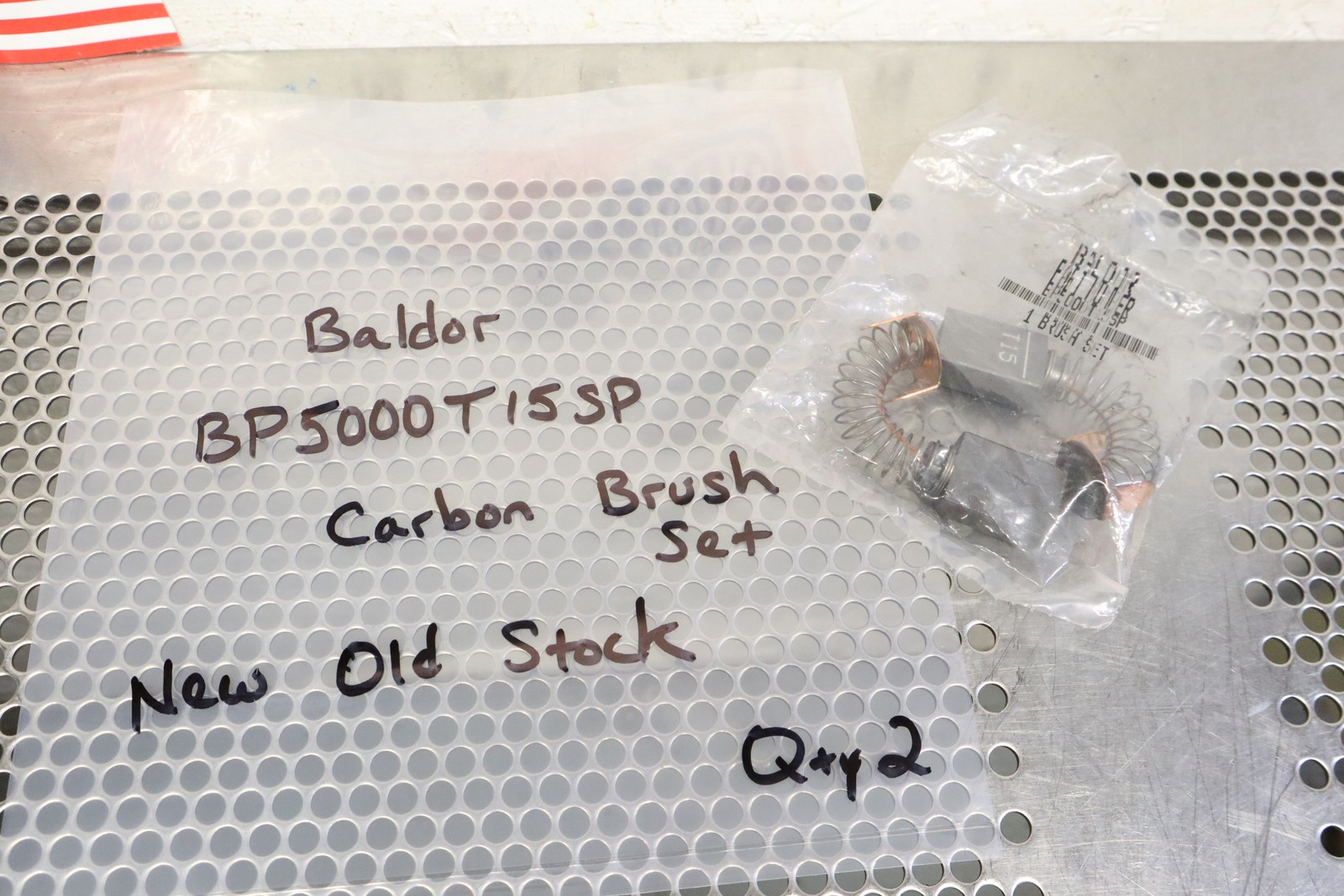 Baldor BP5000T15SP Carbon Brush Set New Old Stock