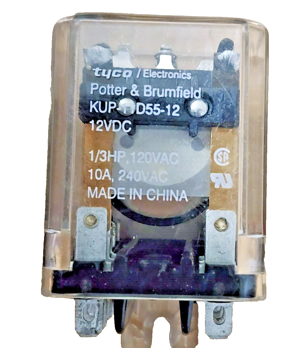 TYCO Potter & Brumfield KUP-11D55-12 Relay KUP11D5512